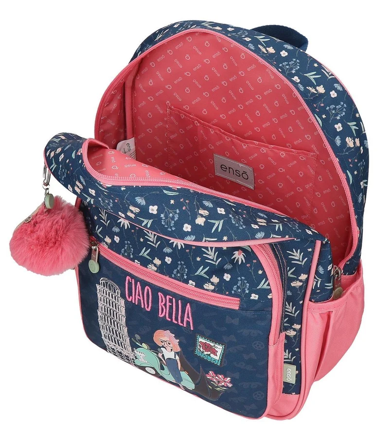 95724T1 MOCHILA ADAP. C/CARRO 38CM.ENSO CIAO BELLA