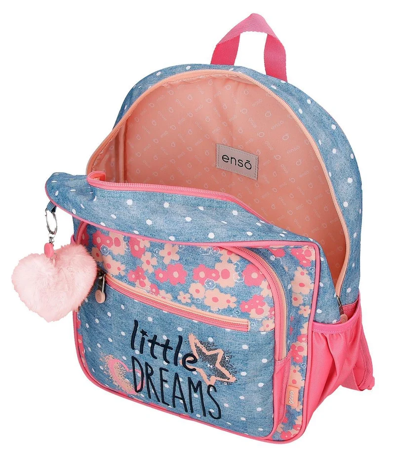 94924T1 MOCHILA ADAP. C/CARRO 38CM.ENSO LITTLE DREAMS