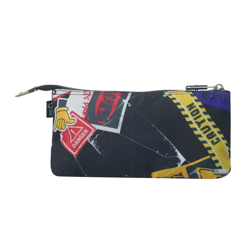 TOTTO Mochila escolar con ruedas Renglones + Estuche Tablero - 8C5 Sticky