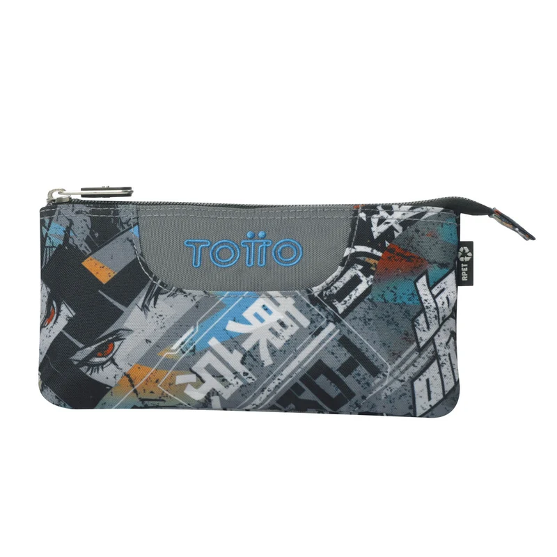 TOTTO Mochila escolar con ruedas Renglones + Estuche Tablero - 7YL Okubo