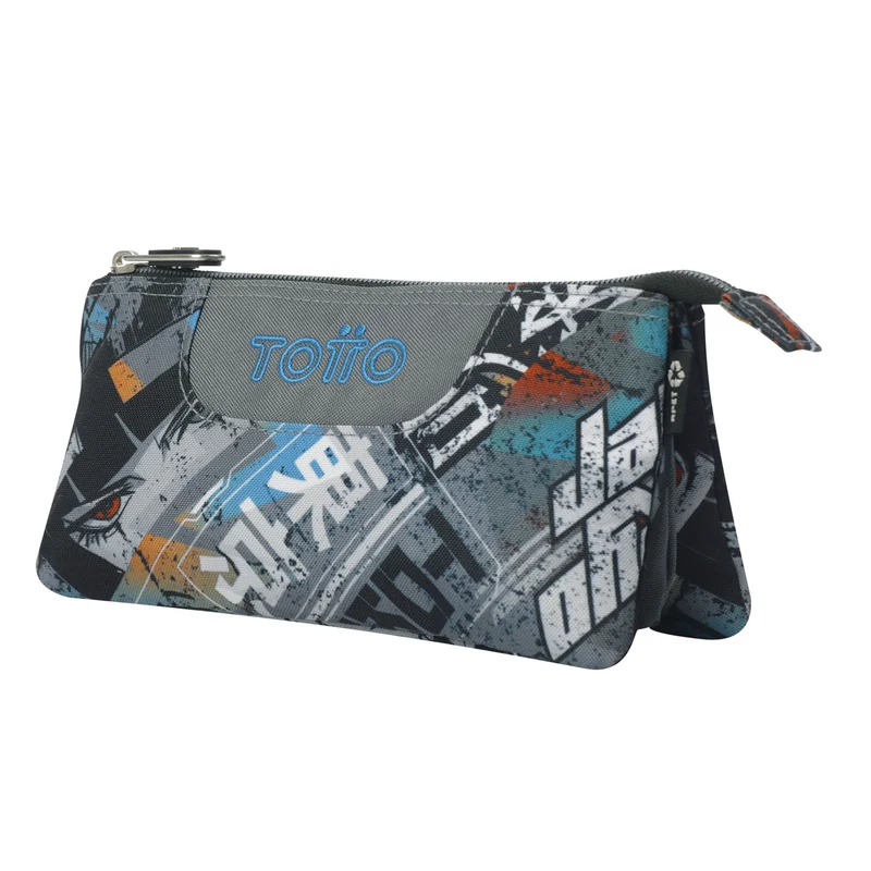TOTTO Mochila escolar con ruedas Renglones + Estuche Tablero - 7YL Okubo