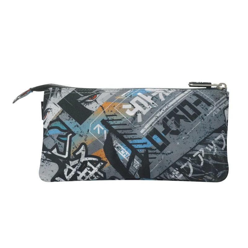 TOTTO Mochila escolar con ruedas Renglones + Estuche Tablero - 7YL Okubo