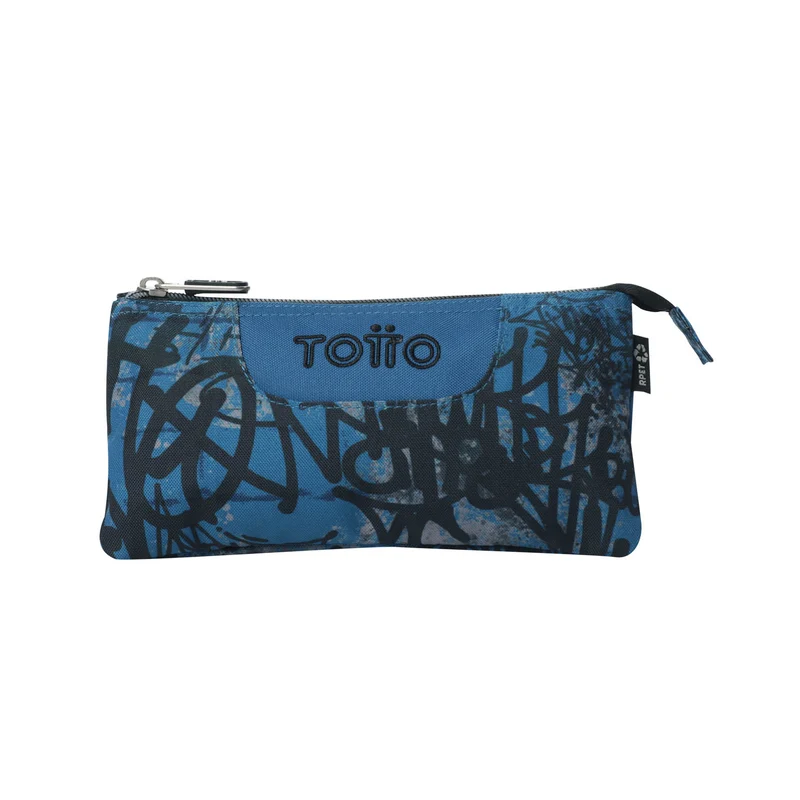 TOTTO Mochila escolar con ruedas Renglones + Estuche Tablero - 4EC Urban Graph