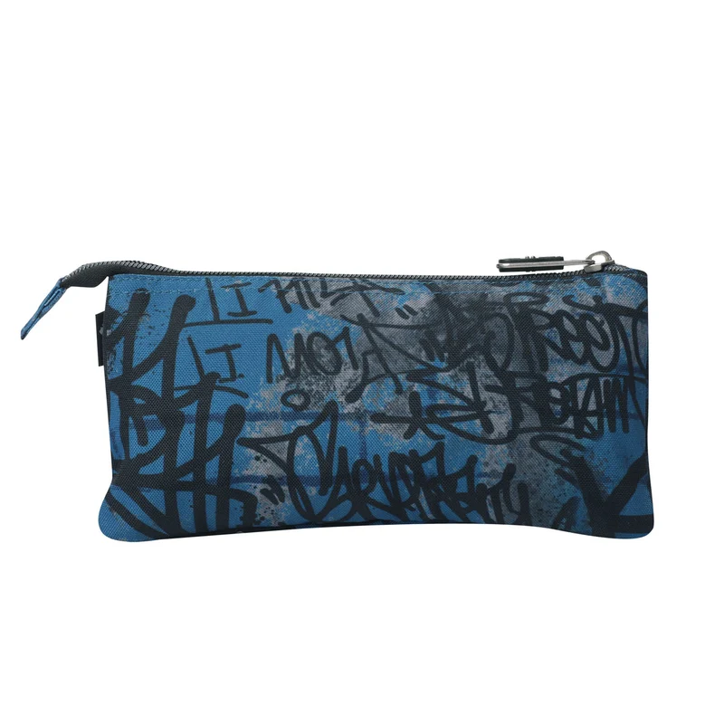 TOTTO Mochila escolar con ruedas Renglones + Estuche Tablero - 4EC Urban Graph