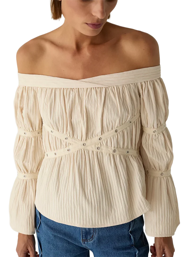 Blusa Addison Ruched