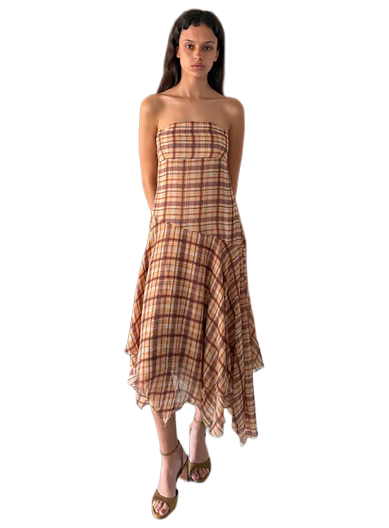 Vestido Capa Cuadros