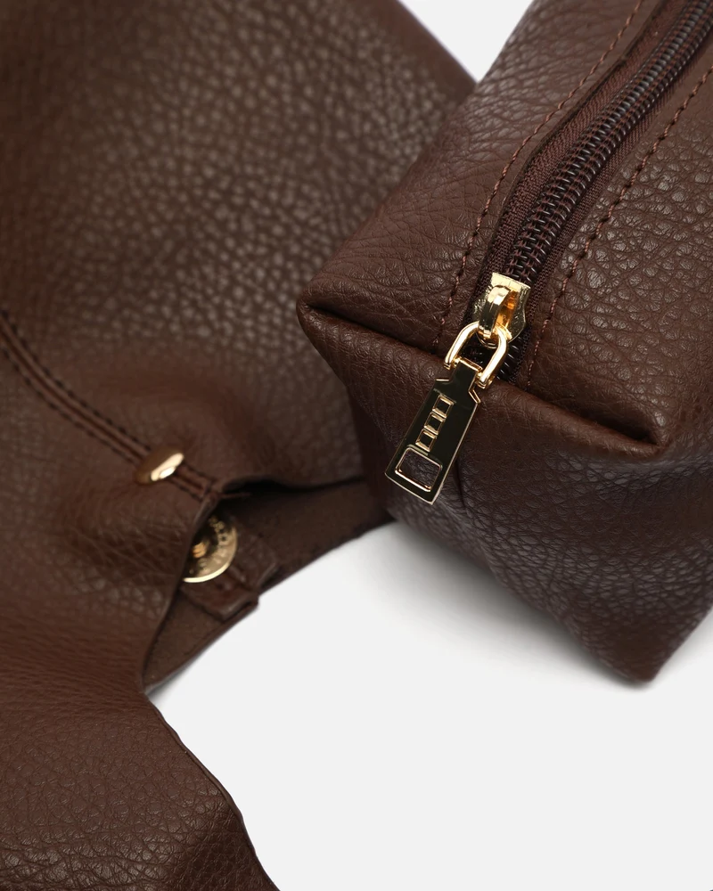 Pologito bolso hobo de mano mini con neceser extraíble