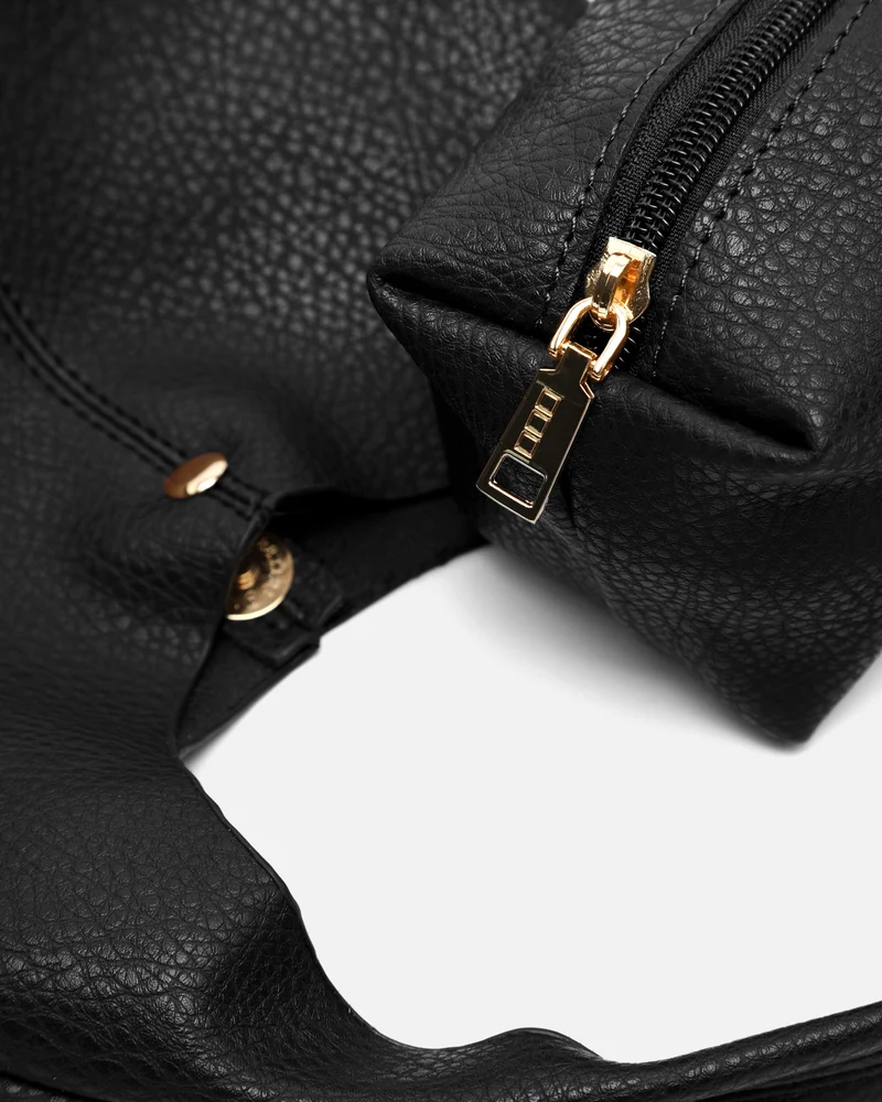 Pologito bolso hobo de mano mini con neceser extraíble