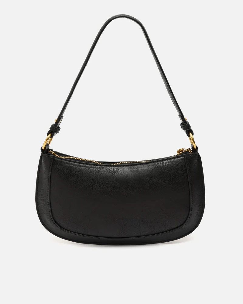 Maden bolso de hombro pequeño con detalles metálicos