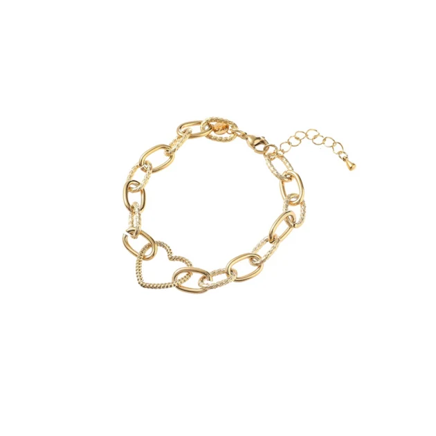 Day & Eve Chunky Heart Link Bracelet