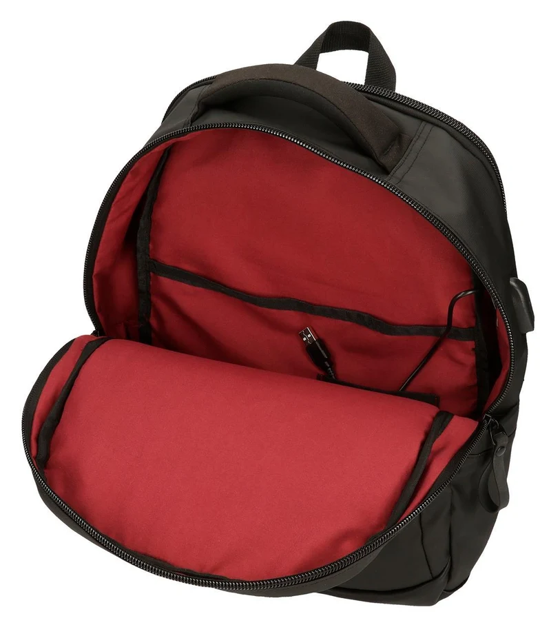 7342331 MOCHILA PORTAORDENADOR 2C.PJL HOXTON NEGRO