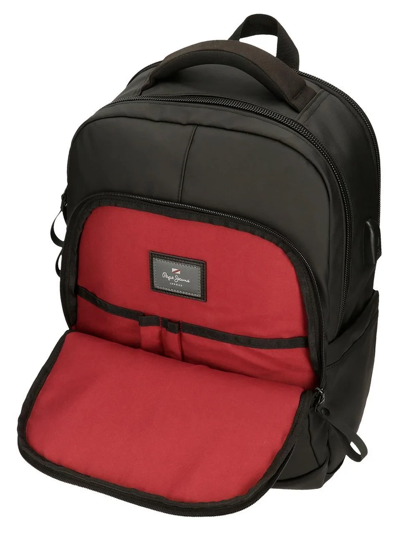 7342331 MOCHILA PORTAORDENADOR 2C.PJL HOXTON NEGRO