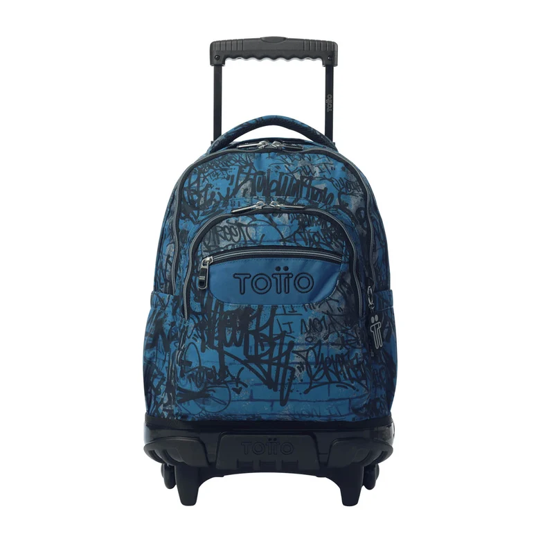TOTTO Mochila escolar con ruedas Renglones - 4EC Urban Graph