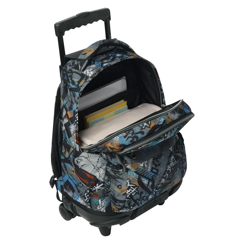 TOTTO Mochila escolar con ruedas Renglones - 7YL Okubo