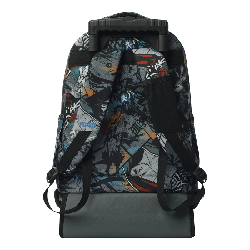 TOTTO Mochila escolar con ruedas Renglones - 7YL Okubo