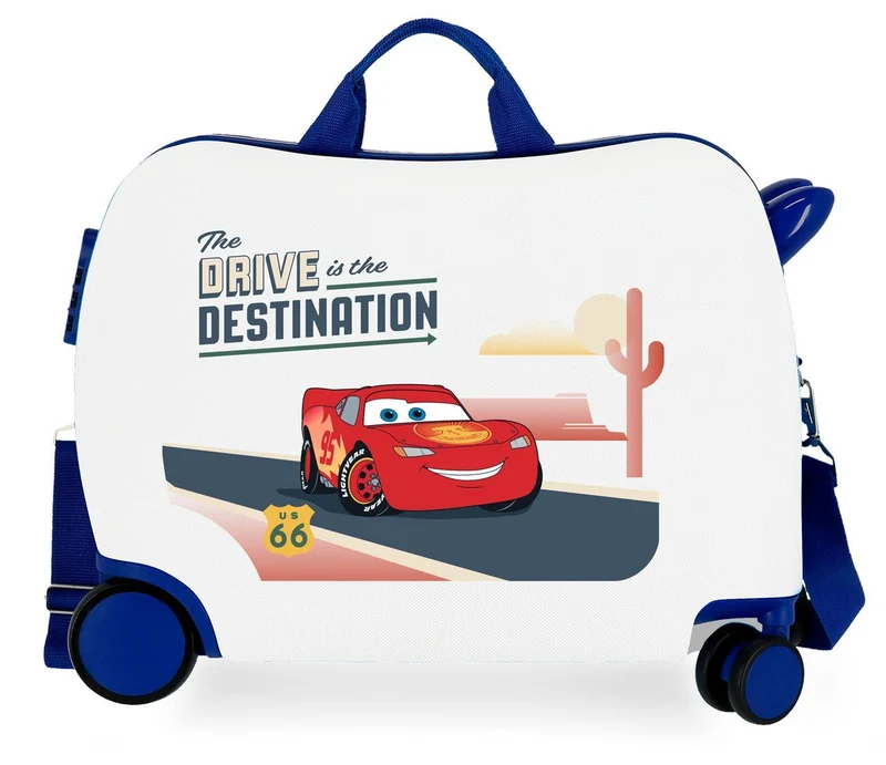 4799841 MALETA INF.ABS 4R. (2.MULTI) CARS DESTINATION BLANCO