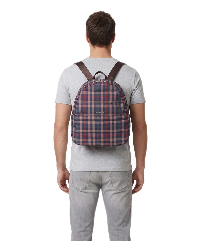 Mandarina Duck Tartan Mochila tartan brown