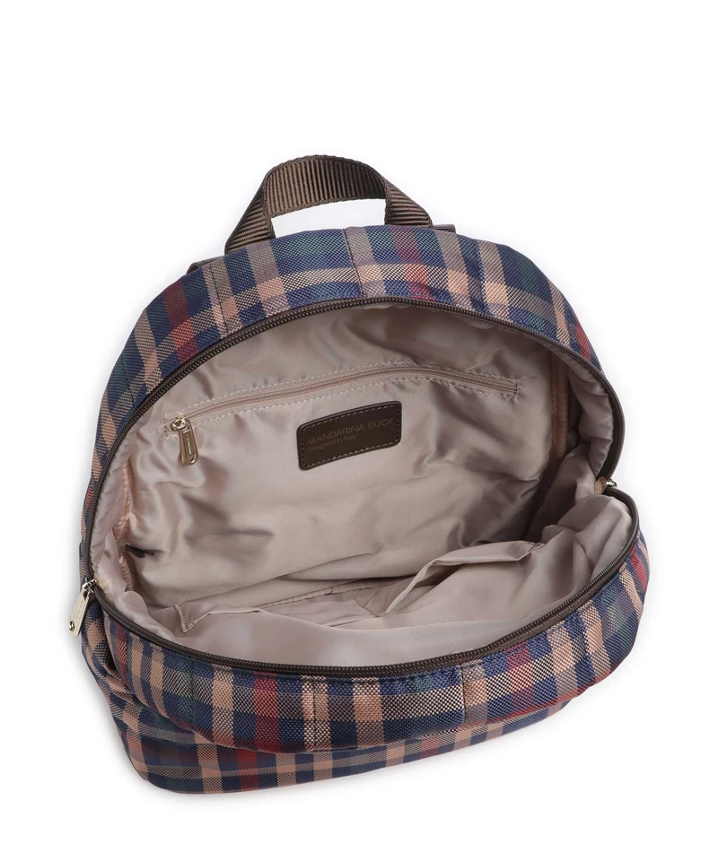 Mandarina Duck Tartan Mochila tartan brown