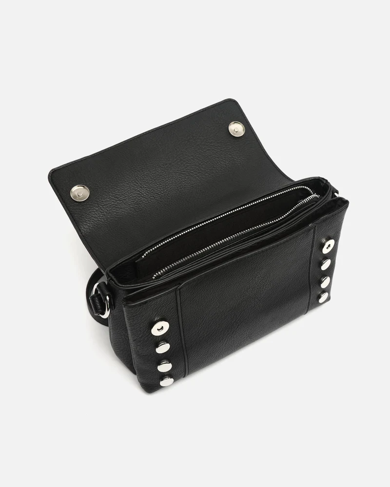 Diblin bolso bandolera con solapa y detalles metálicos