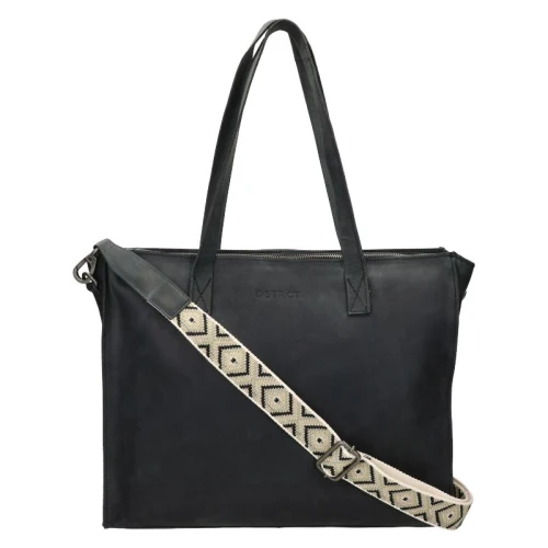 DSTRCT Schoudertas / Crossbodytas Dames Leer Alligator Creek 14 Inch