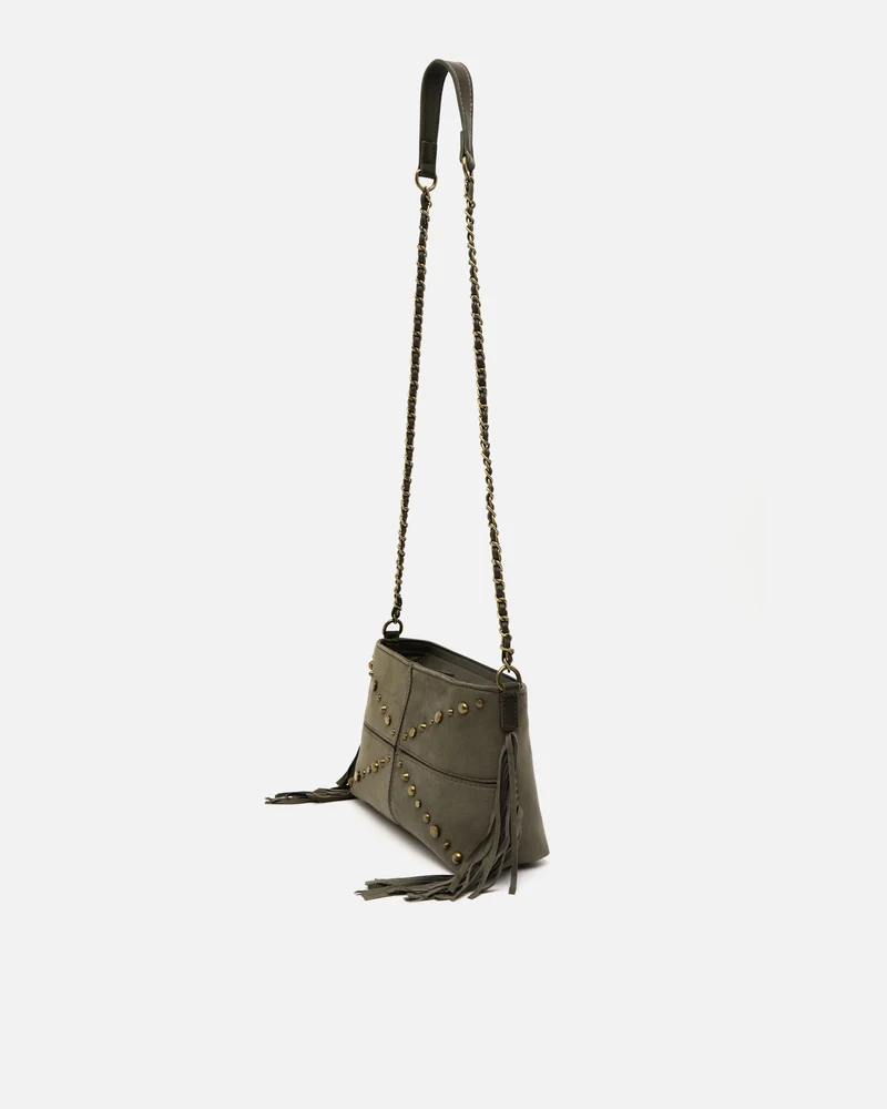 Anabelas-1 bolso bandolera efecto ante con detalles metálicos y flecos