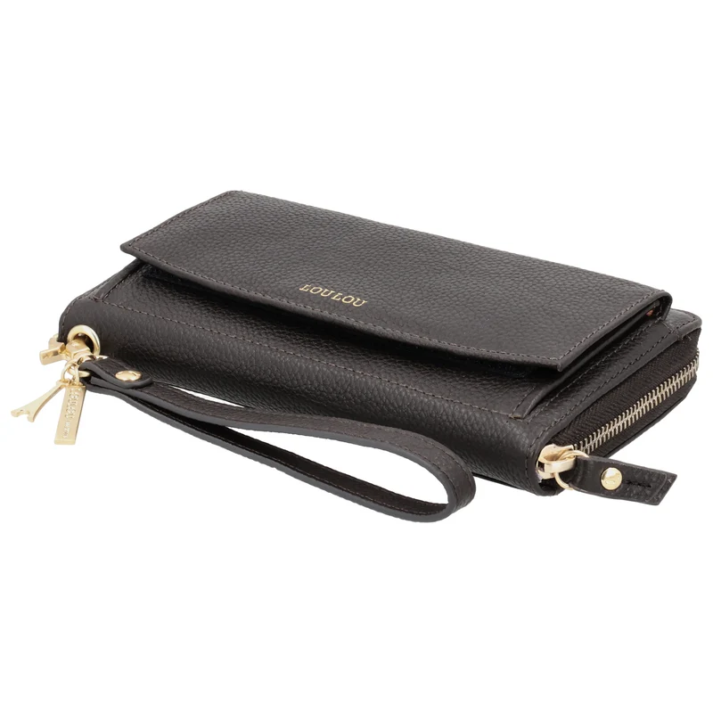 LouLou Essentiels Smart Little Bag SLB – Leren portemonnee
