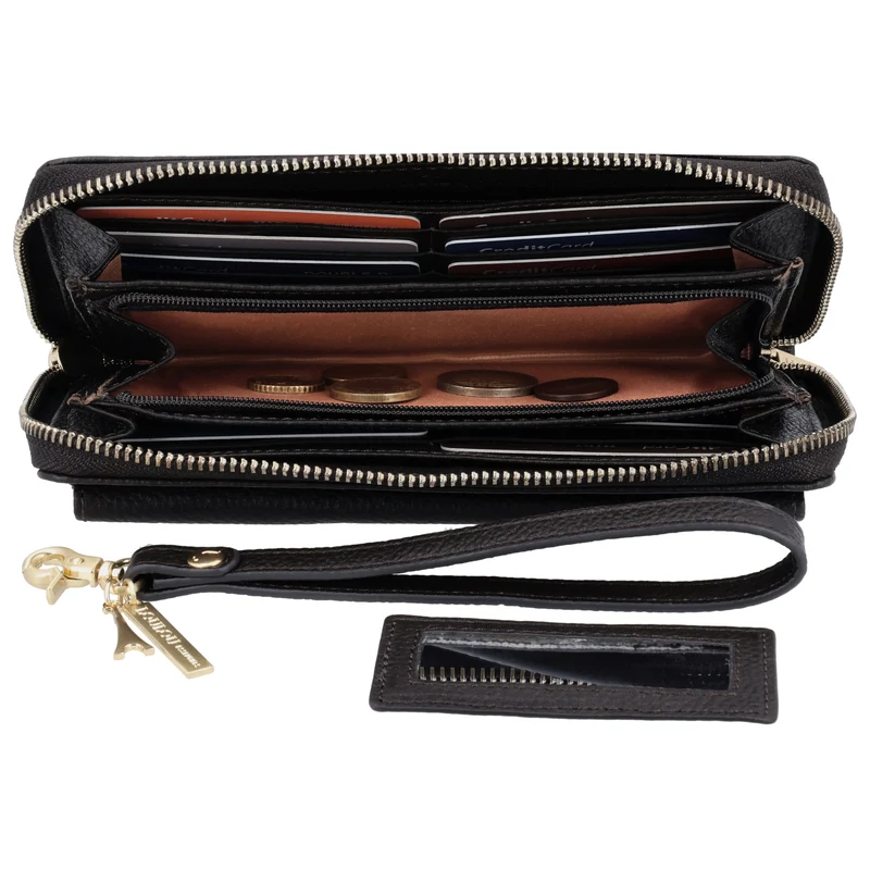 LouLou Essentiels Smart Little Bag SLB – Leren portemonnee