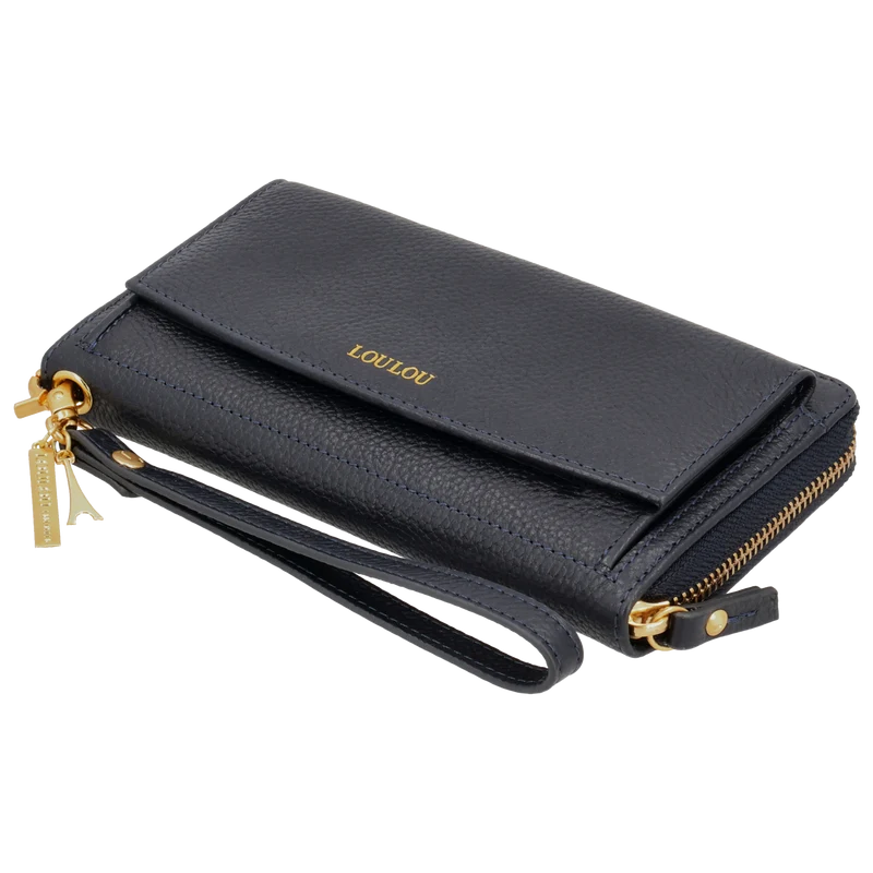 LouLou Essentiels Smart Little Bag SLB – Leren portemonnee