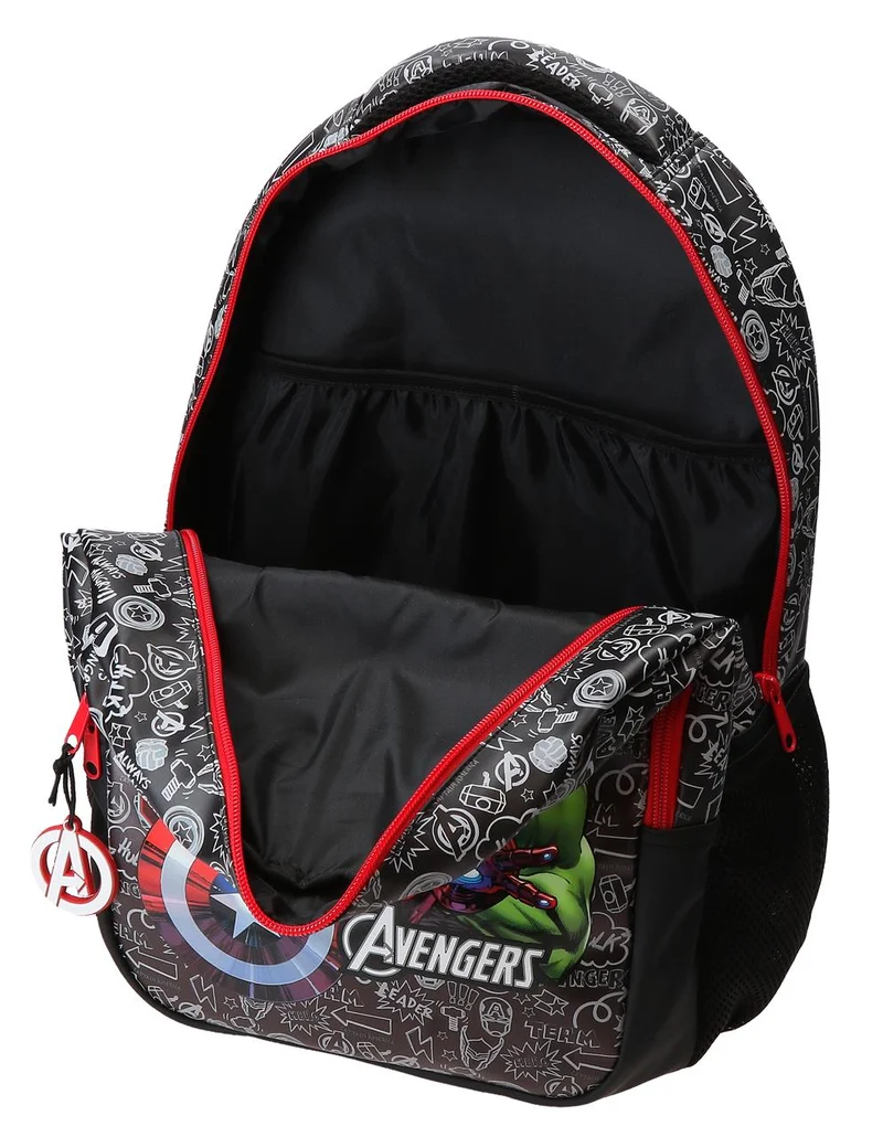 33323V1 MOCHILA ADAP. 42CM 2C. C/CARRO. TEAM AVENGERS