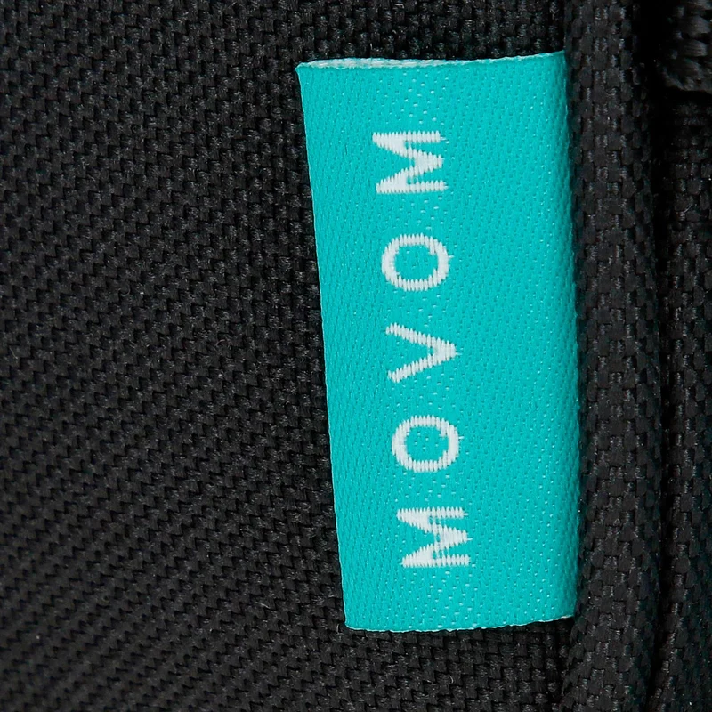 32724T1 MOCHILA ADAP. 45CM 2C. C/CARRO. MOVOM MONSTERS NEGRO