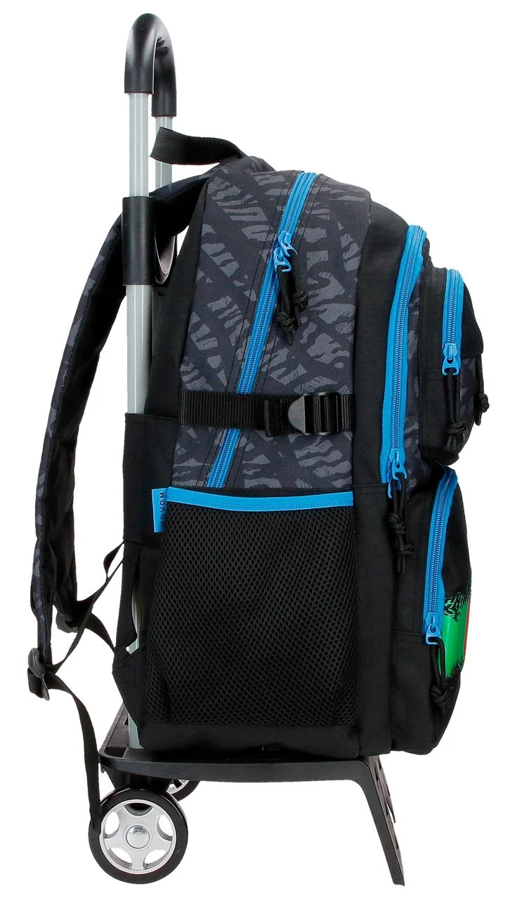 32824T1 MOCHILA ADAP. 45CM 2C. C/CARRO. MOVOM OFFSIDE NEGRO