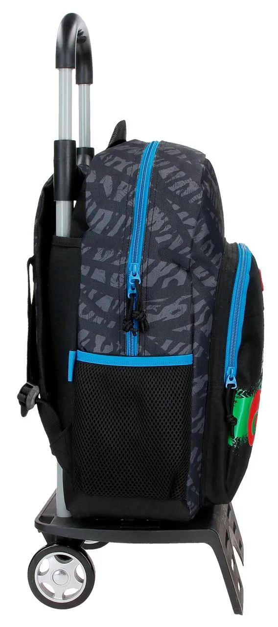 32822T1 MOCHILA ADAP. 40CM. C/CARRO. MOVOM OFFSIDE NEGRO