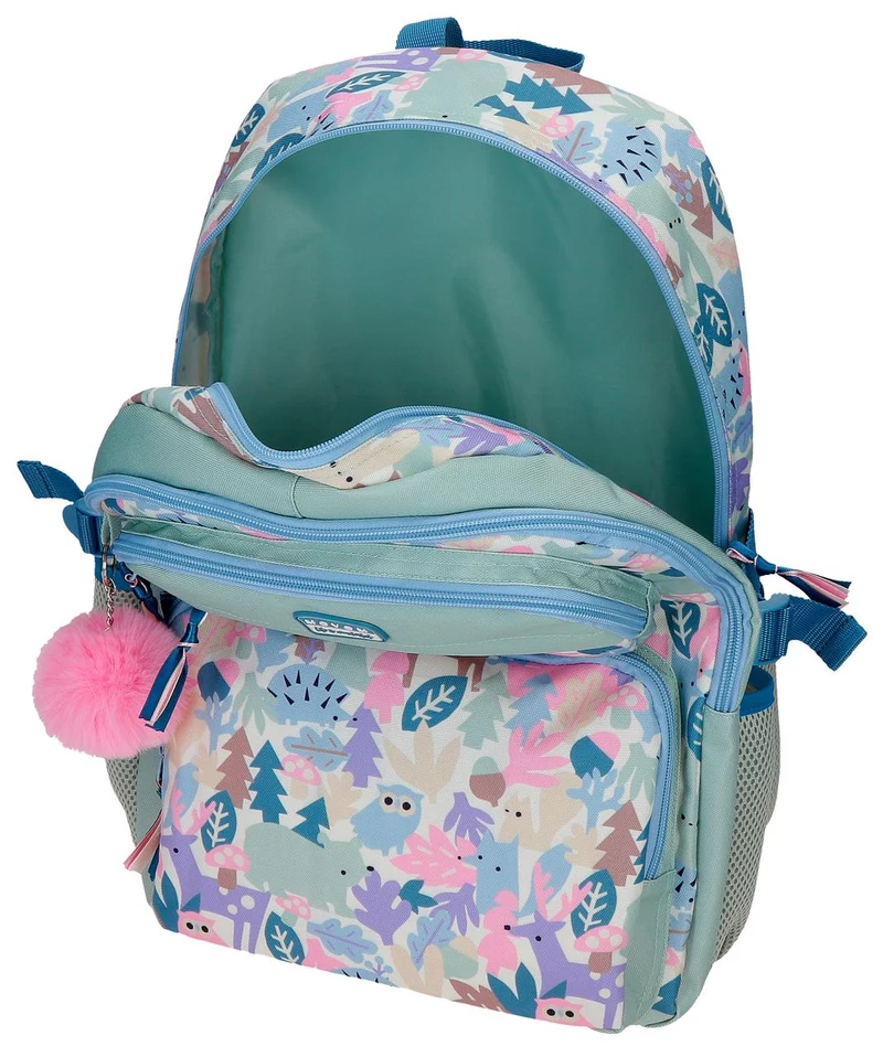 32524T2 MOCHILA ADAP. 45CM 2C. C/CARRO. MOVOM FOREST VER CL