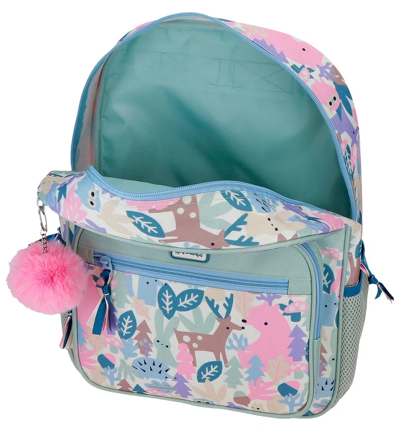 32522T2 MOCHILA ADAP. 38CM. C/CARRO. MOVOM FOREST VER CL