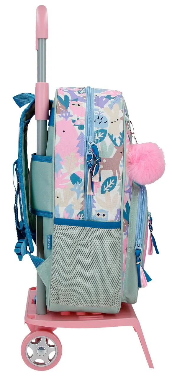 32522T2 MOCHILA ADAP. 38CM. C/CARRO. MOVOM FOREST VER CL