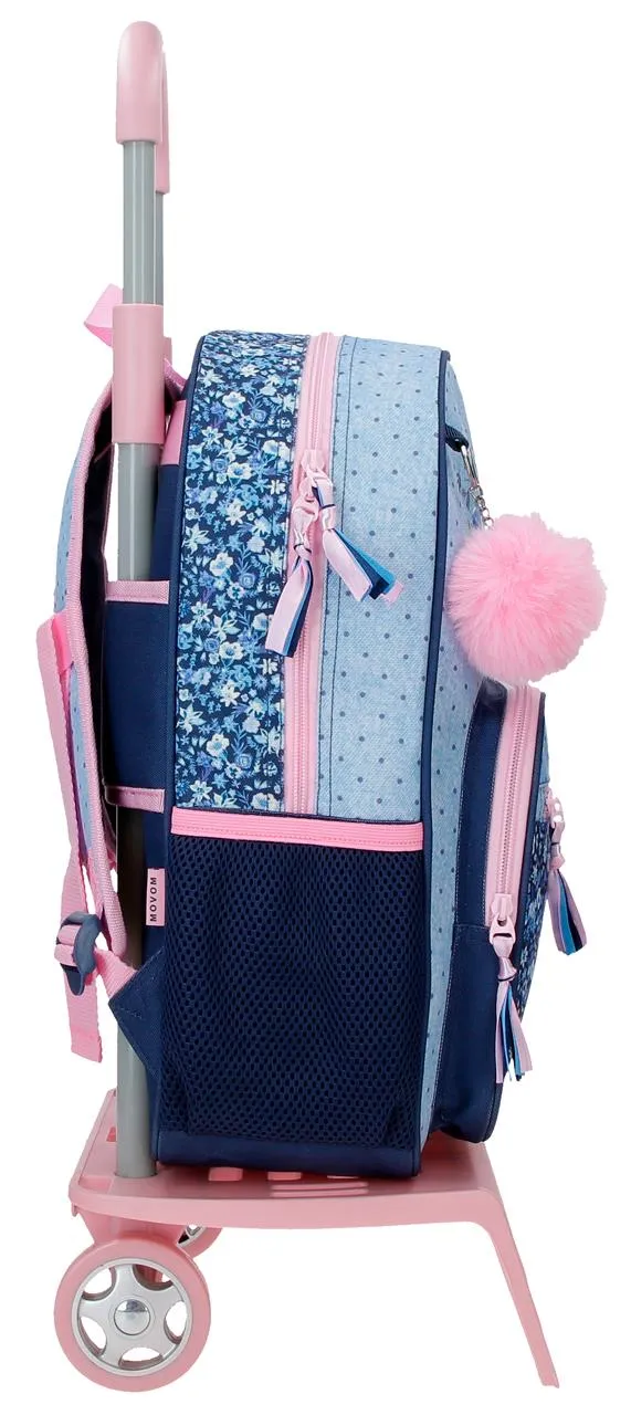 32622T1 MOCHILA ADAP. 38CM. C/CARRO. MOVOM SPRING VIBES