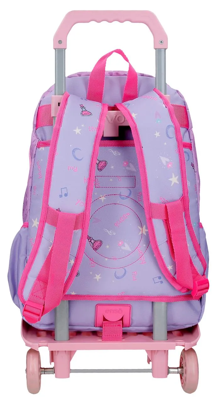 99526T1 MOCHILA ADAP. 44CM 2C. C/CARRO. ENSO QUEEN OF HEARTS