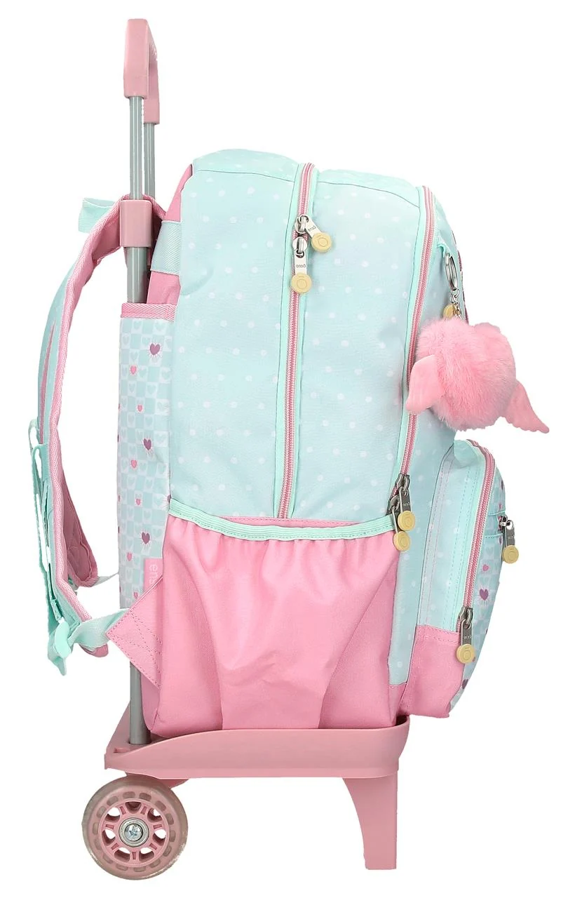 99626T1 MOCHILA ADAP. 44CM 2C. C/CARRO. ENSO HEARTS