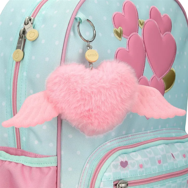 99626T1 MOCHILA ADAP. 44CM 2C. C/CARRO. ENSO HEARTS