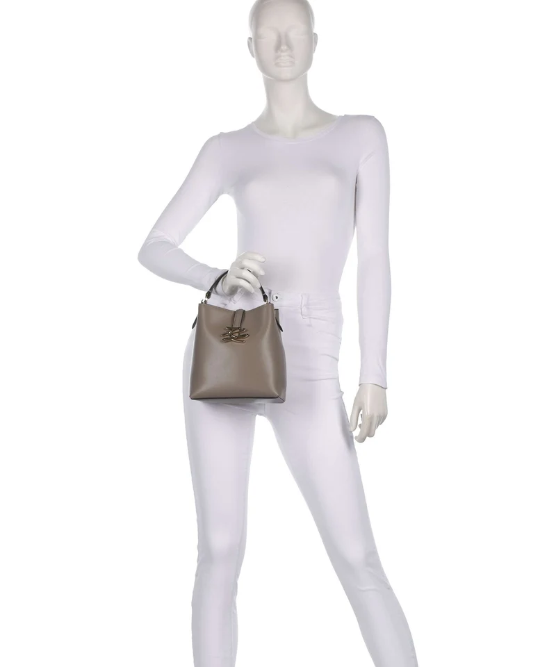 Karl Lagerfeld K/Autograph Small Bucket bolso de mano ash grey