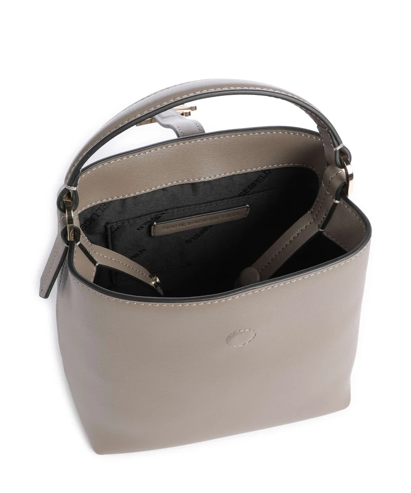 Karl Lagerfeld K/Autograph Small Bucket bolso de mano ash grey
