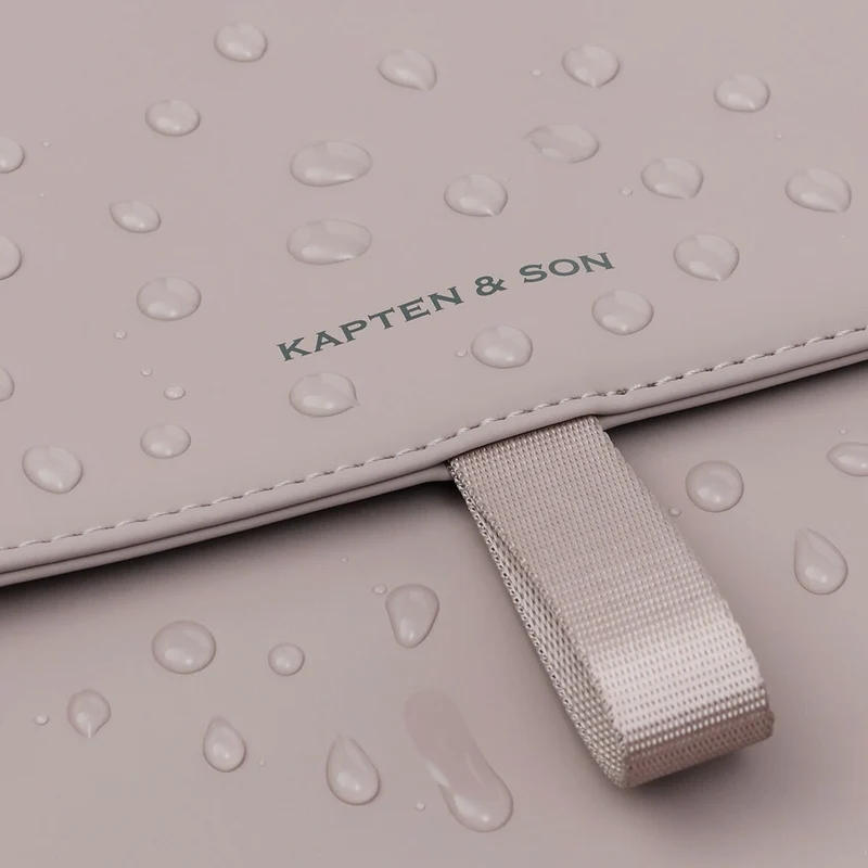 Kapten & Son Rugzak Fyn Sleek Full PU 15 Inch