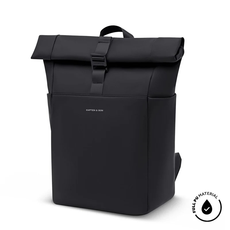 Kapten & Son Rugzak Lund Sleek Full PU 15 Inch
