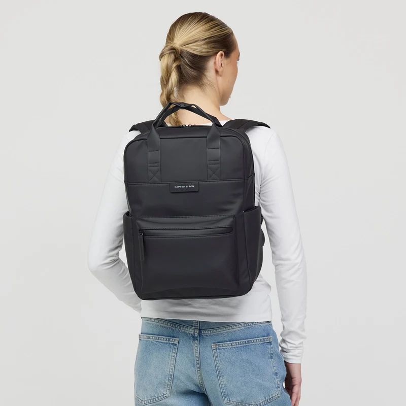 Kapten & Son Rugzak Bergen Pro Sleek Full PU 15 Inch
