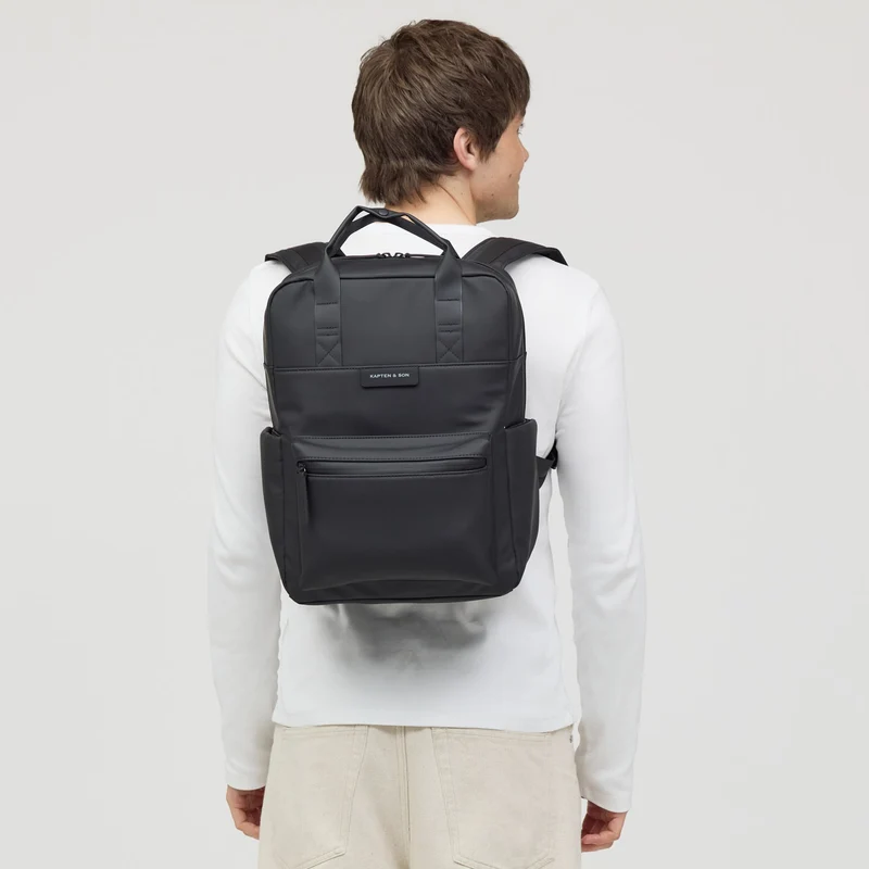 Kapten & Son Rugzak Bergen Pro Sleek Full PU 15 Inch
