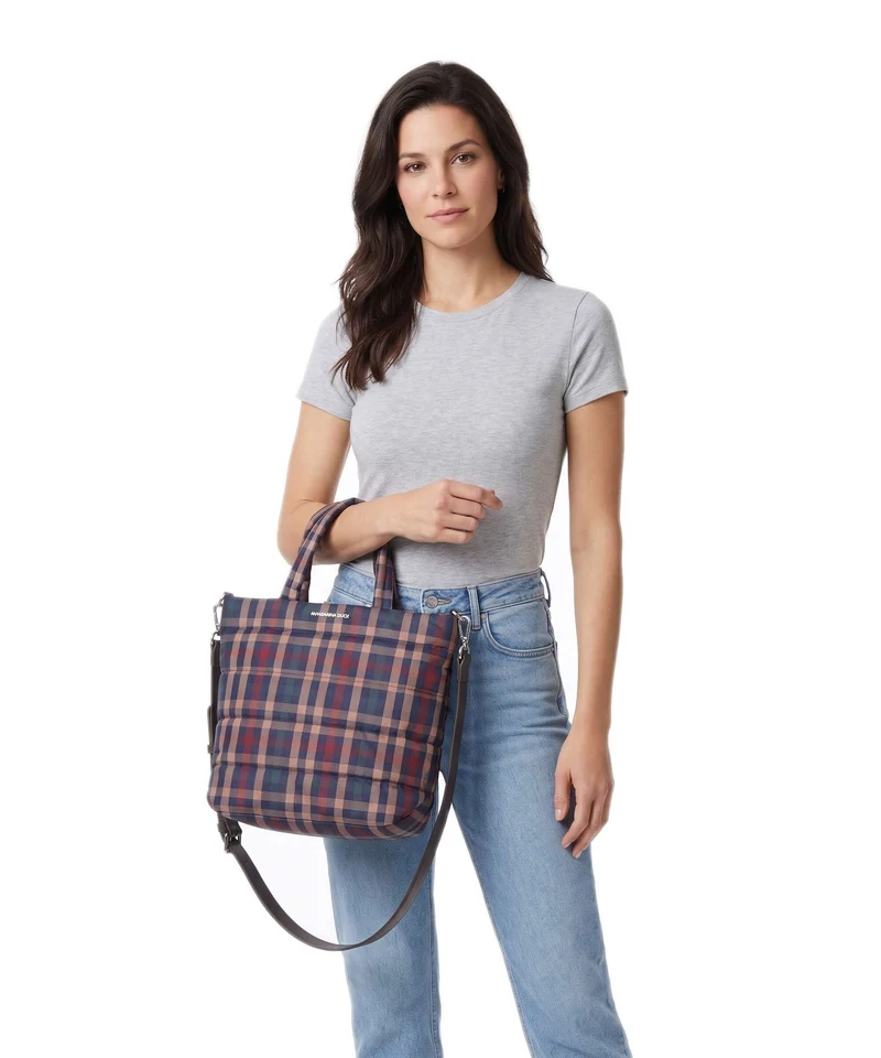 Mandarina Duck Tartan Bolso de mano tartan brown