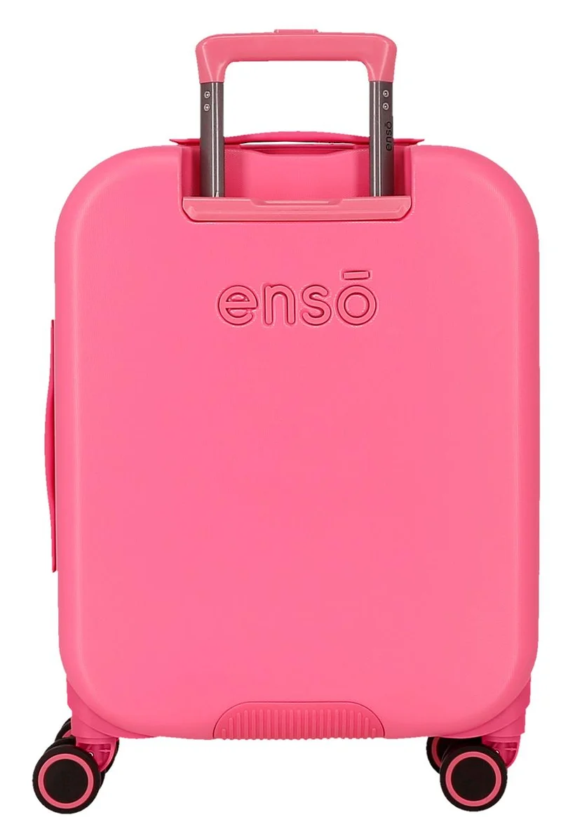 9989121 TROLLEY ABS 55CM.4R. ENSO INTO THE WILD FUCSIA