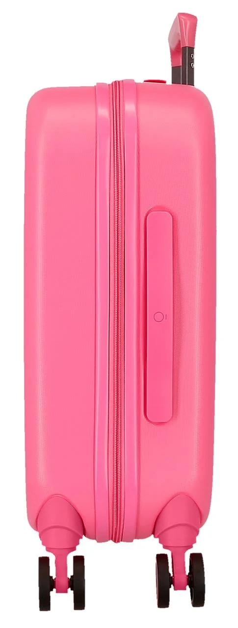 9989521 SET/2 TROLLEY ABS 55-70CM.4R. INTOTHE WILD FUCSIA