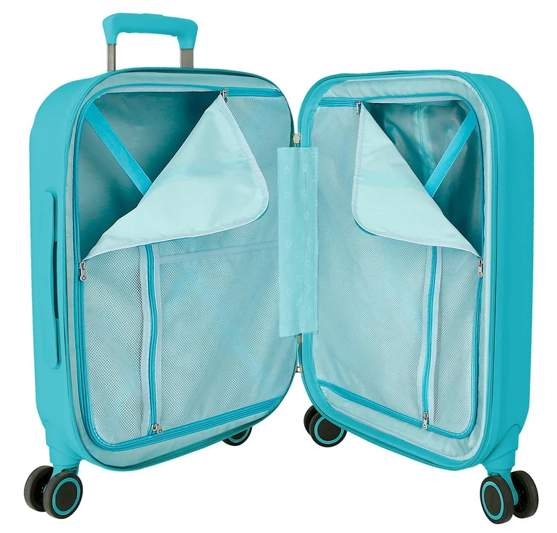 9949521 SET/2 TROLLEY ABS 55-70CM.4R. UNICORN PARADISE TURQU