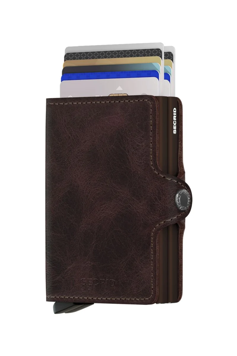 SECRID TWINWALLET VINTAGE CHOCOLATE